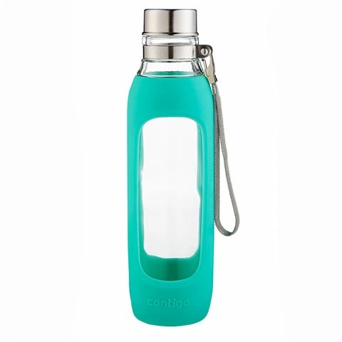 Contigo - Purity Glass Water Bottle Gradey Jade 590ml 1 Contigo - Purity Glass Water Bottle Gradey Jade 590ml