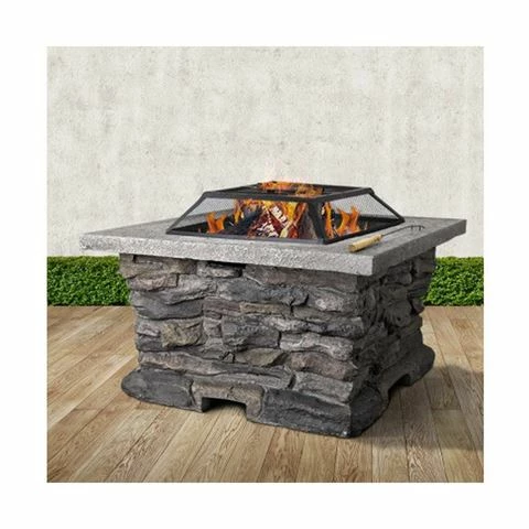 Fotya - Stone Base Outdoor Patio Heater Fire 1 Fotya - Stone Base Outdoor Patio Heater Fire