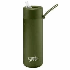 Frank Green - Drink Bottle W/Straw Khaki 595ml