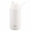 Frank Green - Ceramic Reusable Bottle W/Straw Lid Cloud 1L
