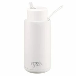 Frank Green - Ceramic Reusable Bottle W/Straw Lid Cloud 1L