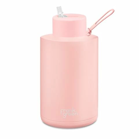 Frank Green - Ceramic Reusable Bottle W/Straw Lid Blushed 2L 1 Frank Green - Ceramic Reusable Bottle W/Straw Lid Blushed 2L