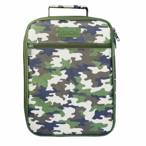 Sachi - Insulated Junior Lunch Tote Camo Green 1 Sachi - Insulated Junior Lunch Tote Camo Green