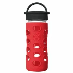LifeFactory Life Factory - Classic Cap Drink Bottle Apple Red 350ml
