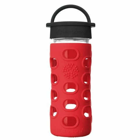 LifeFactory Life Factory - Classic Cap Drink Bottle Apple Red 350ml 1 LifeFactory Life Factory - Classic Cap Drink Bottle Apple Red 350ml