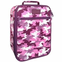 Sachi - Insulated Junior Lunch Tote Camo Pink
