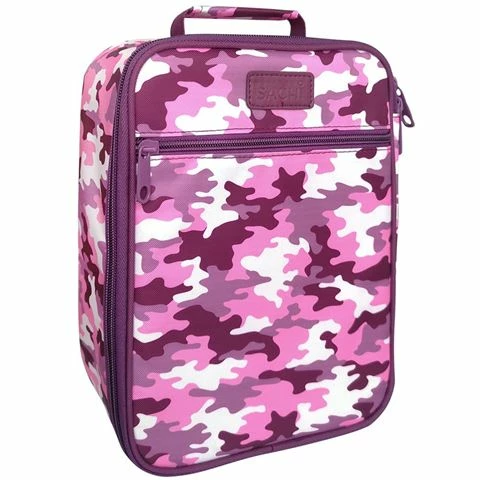 Sachi - Insulated Junior Lunch Tote Camo Pink 1 Sachi - Insulated Junior Lunch Tote Camo Pink