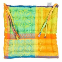 Garnier-Thiebaut - Chair Cushion Mille Wax Creole