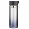 Lock & Lock - Glass Water Bottle Black 350ml