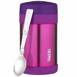 Thermos - Stainless Steel Vacuum Food Jar Pink 470ml