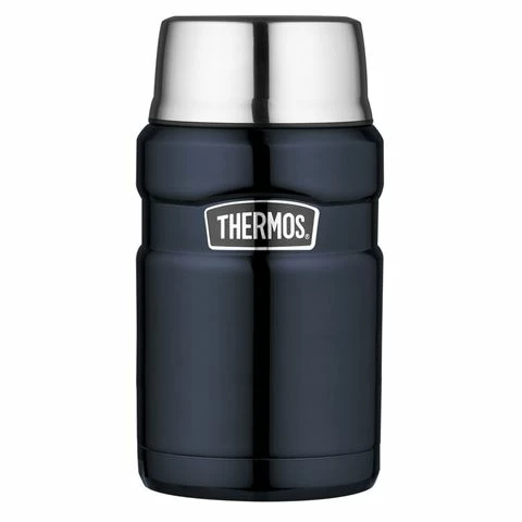 Thermos - Stainless Steel King Vacuum Food Jar Blue 710ml 1 Thermos - Stainless Steel King Vacuum Food Jar Blue 710ml
