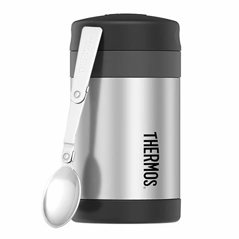 Thermos - Stainless Steel Vacuum Food Jar Silver 470ml 1 Thermos - Stainless Steel Vacuum Food Jar Silver 470ml
