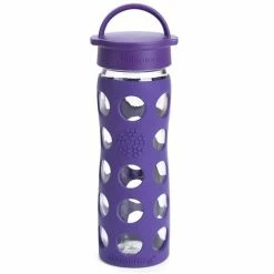 LifeFactory - Active Cap Water Bottle Purple 475ml