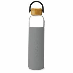 Soma - Glass Water Bottle Grey 740ml