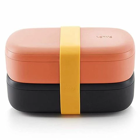 Lekue - Lunch Box To Go Coral 1 Lekue - Lunch Box To Go Coral