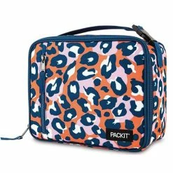 Packit - Freezable Classic Lunch Box Wild Leopard Orange