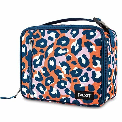 Packit - Freezable Classic Lunch Box Wild Leopard Orange 1 Packit - Freezable Classic Lunch Box Wild Leopard Orange