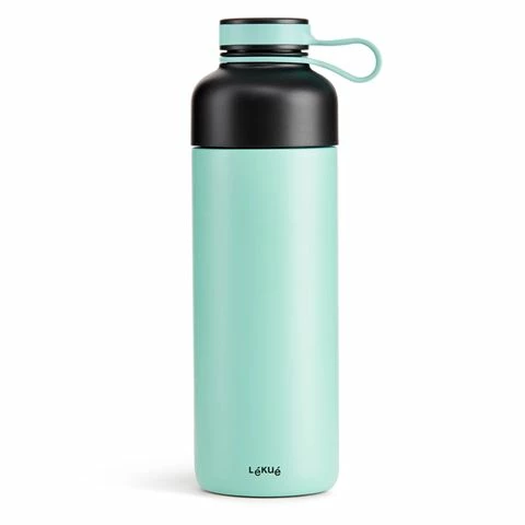 Lekue - Insulated Bottle To Go Turquoise 500ml 1 Lekue - Insulated Bottle To Go Turquoise 500ml