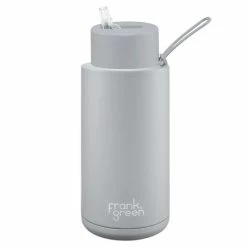 Frank Green - Ceramic Reusable Bottle W/Straw Lid Mist 1L